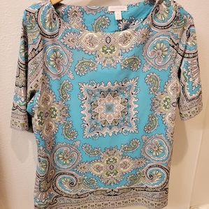 Charter club boat neck blouse